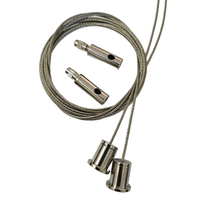 Lighting Fixture Suspension Kit, Hanging Cable Metal Machining Parts