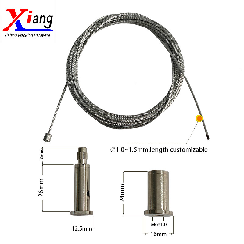 Safety-Lock Wire Rope Suspension Kit for Track Lights, Billboards & Signage