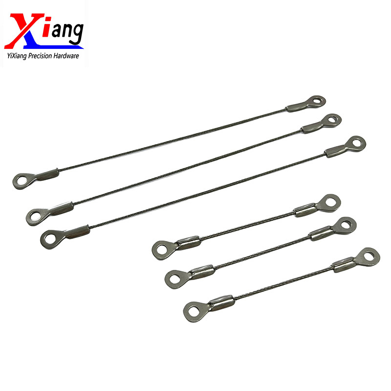 Stainless Steel Cable Eye Wire Rope Pendant with Swaging Fittings for Protection