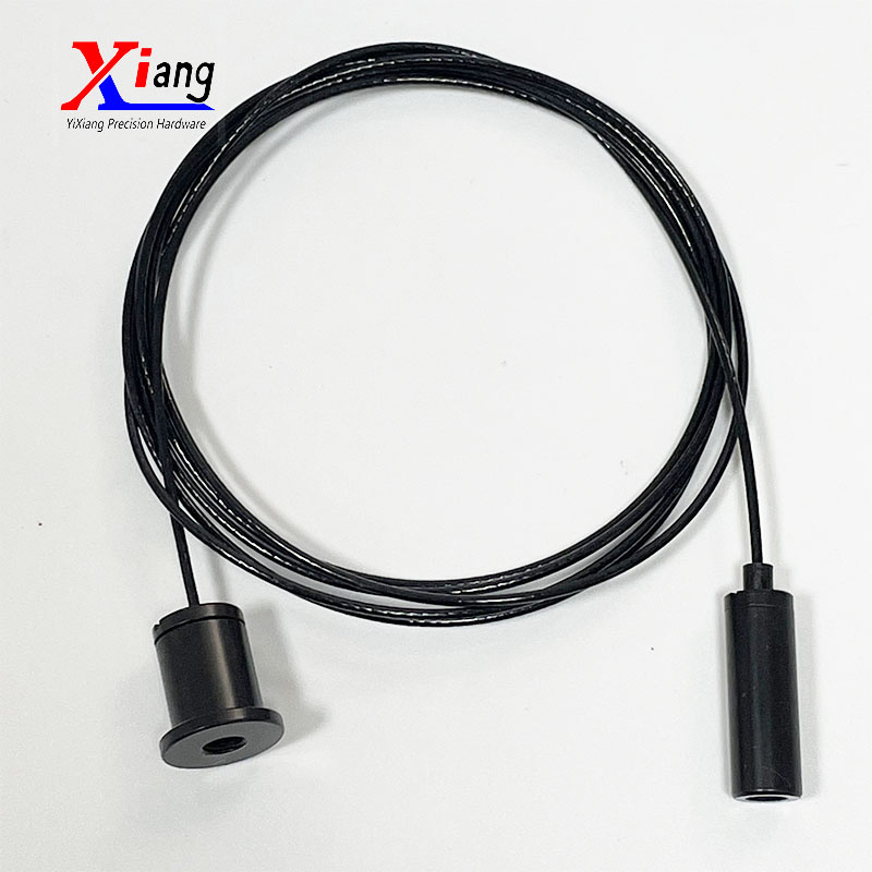Yixiang Black Wire Rope Hanging Fittings black Cable Gripper Kit for Ceiling Light