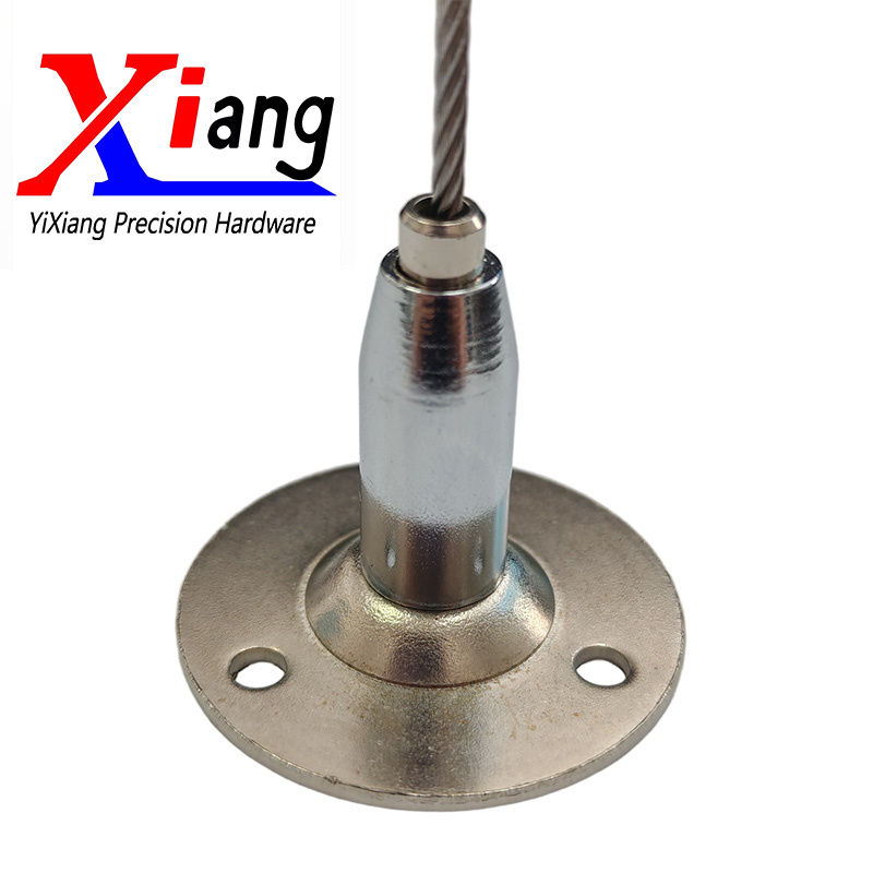Cable Gripper Device for Installing Hanging Objects Such as Lamps or Signs