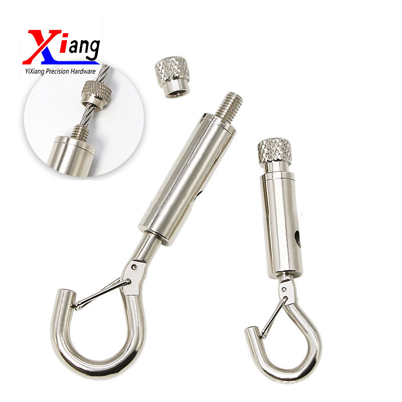 Steel wire rope metal hook lock for Hanging Light