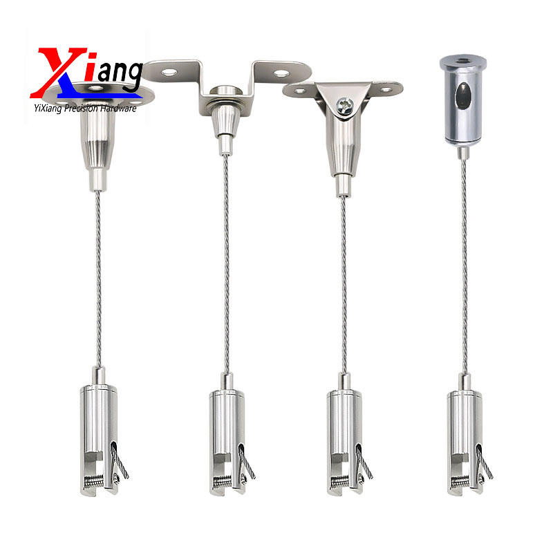 Cable Gripper with Wire Rope for Lighting, Billboards, Panels