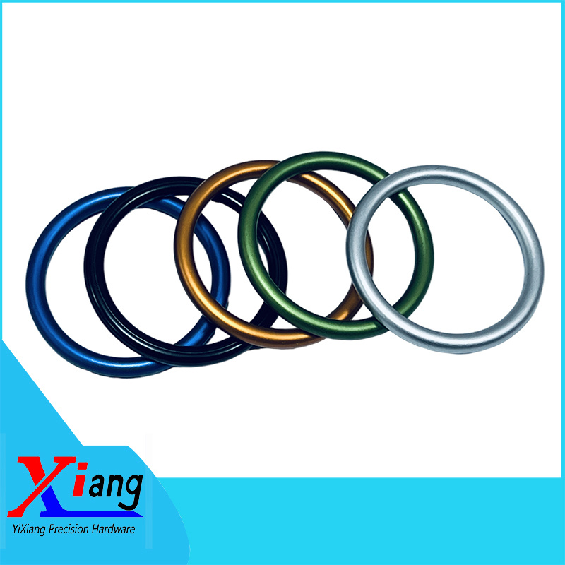 Personalized Large Aluminum Sling Rings with Custom Surface Colors