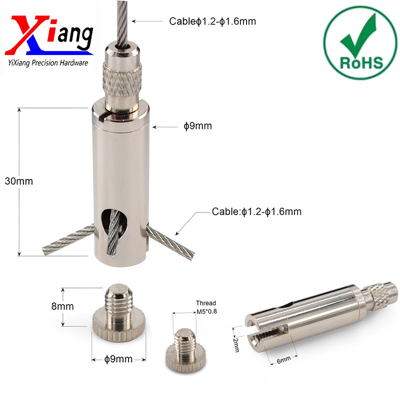 Yixiang Adjustable Brass Wire Cable Gripper Suspension Assembly