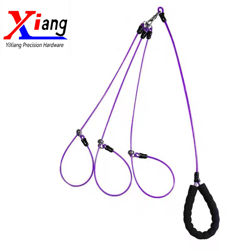 YiXiang Premium Bite-Resistant Dog Leash with Sturdy Multi-Color Steel Leash with Reliable Snap Hook