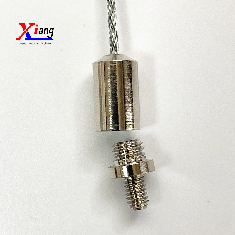 OEM/ODM Wire Lock Lighting Hardware Accessories Durable Brass Cable Gripper for Sign and Billboard Displays