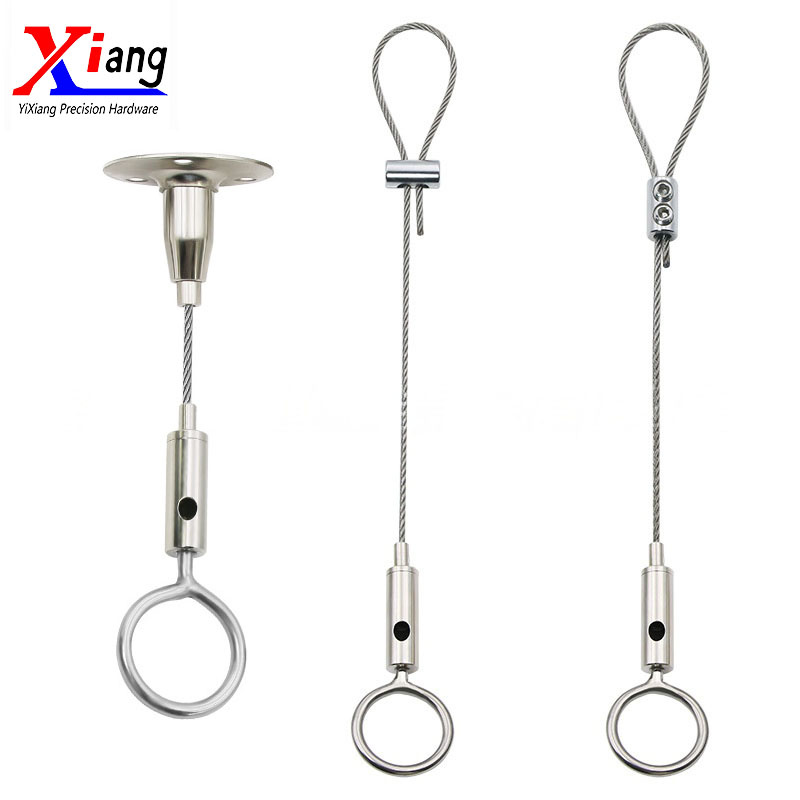 Tool-Free Adjustable Clip Ring Cable Grippers for Wire Rope Applications1.50mm~2.0mm