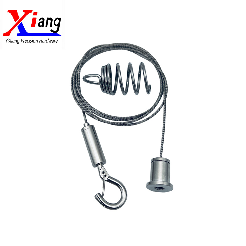 Yixiang Copper Cable Gripper with Stainless Steel Spring Suspension Kit for Acoustic Panels
