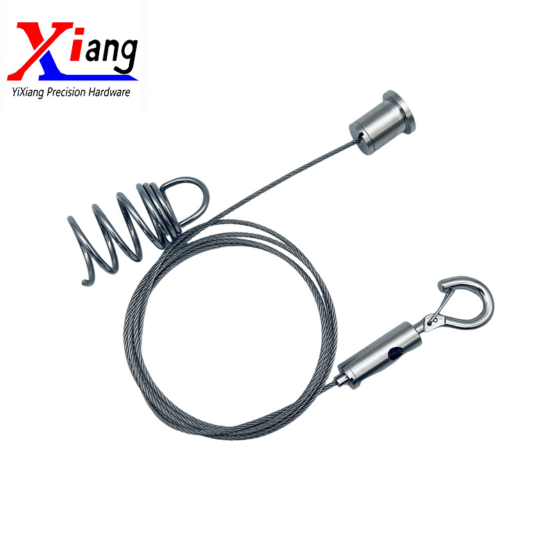 Yixiang Copper Cable Gripper with Stainless Steel Spring Suspension Kit for Acoustic Panels