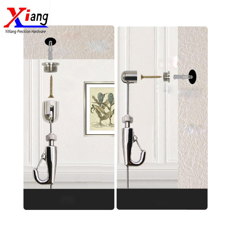 YiXiang Customized Bead Lock Wire Picture Hanger for Hanging Paintings
